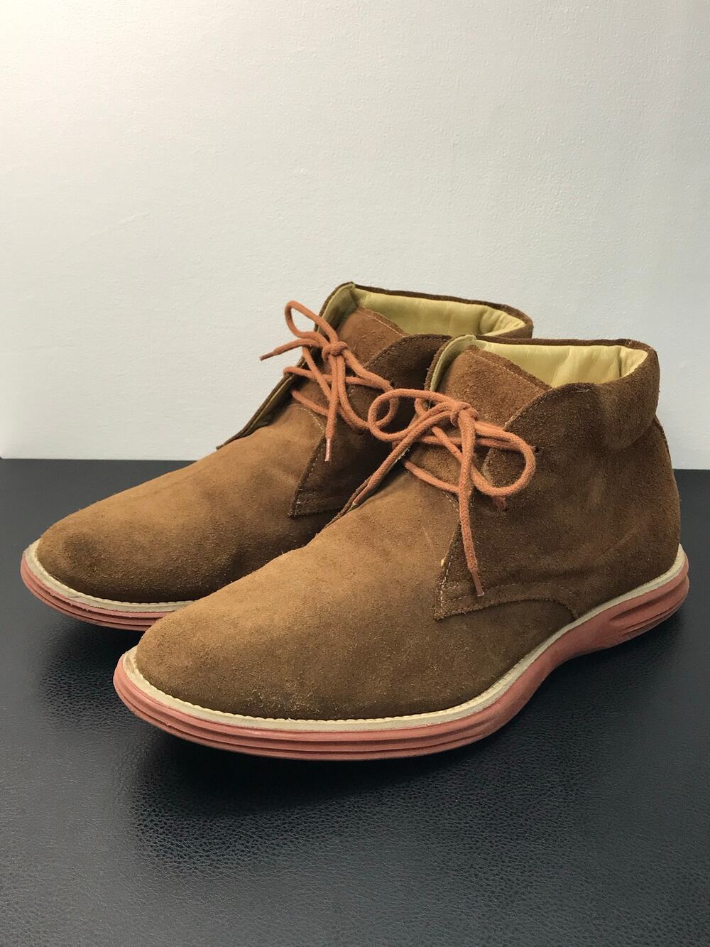 Martin Dingman 10.5 Country Wear Brown Suede Leather Lace Up Chukka Boots